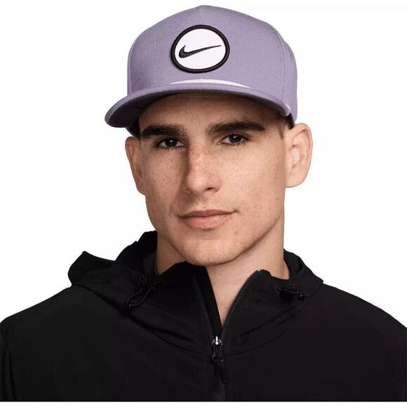 Nike Golf Hat Adult L/XL Structured Purple Snapback Adjustable Dri-Fit Retro Pro - Picture 2 of 16